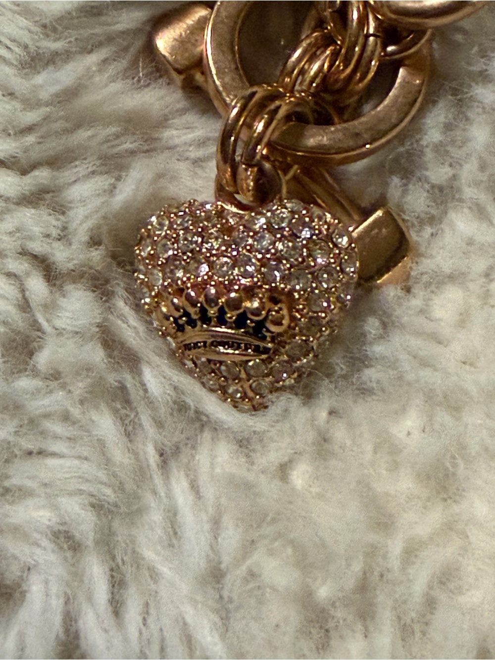 Michael Kors Rose Gold Chain belt, jJuicy Couture necklace and cuff bracelet - Picture 5 of 8